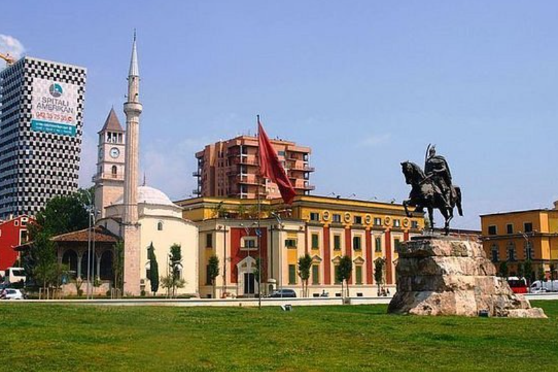 Skanderbeg Square, Tirana, Albania
